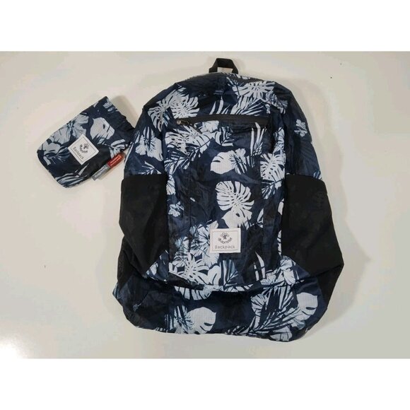 4Monster 63D Traveling Light Packable Backpack Water Resistant 16L Hawaiian Blue - Picture 1 of 8